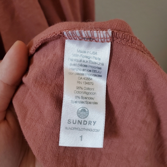 Sundry puffsleeve frill midi to maxi dress NWT - Picture 8 of 9